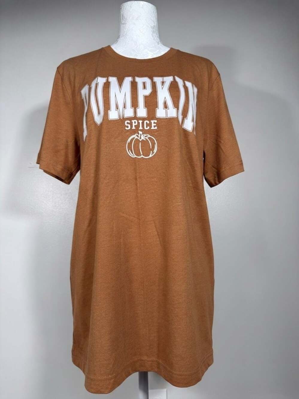 Bella + Canvas Pumpkin Spice Graphic T-Shirt Fall Autumn Tee